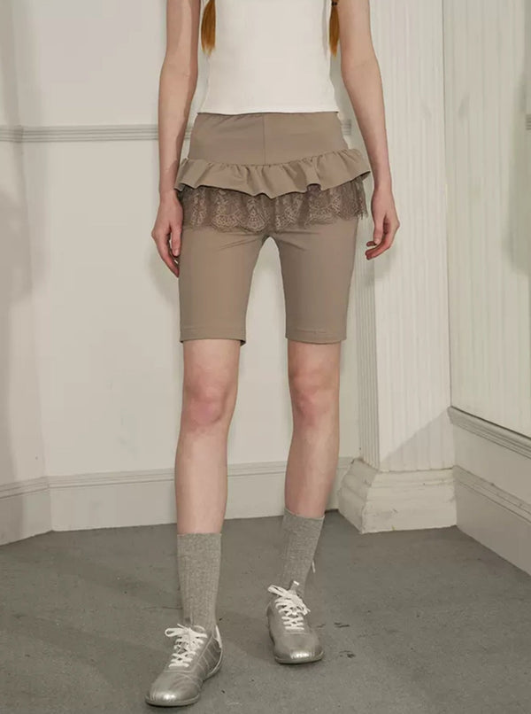 Patchwork Casual Ballet Shorts Pants