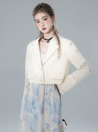 Urban Romanticism Cropped Coat