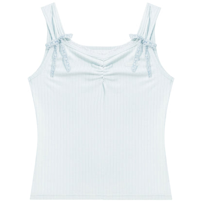 Retro Chic Bow Tank Top