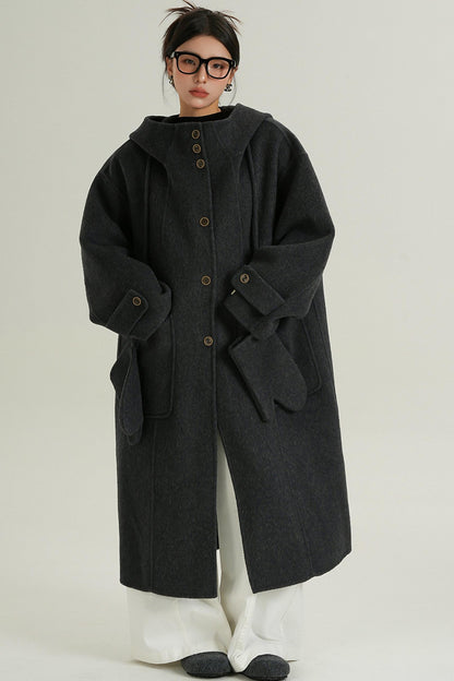 Double-Faced Cape Glove Coat