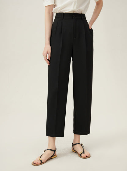 High Waist Suit Loose Slim Tapered Pants