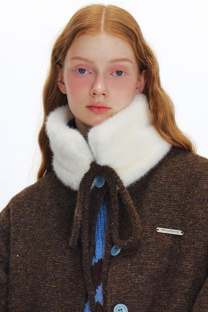 FURLAR JACKET WITH SMALL COLLAR