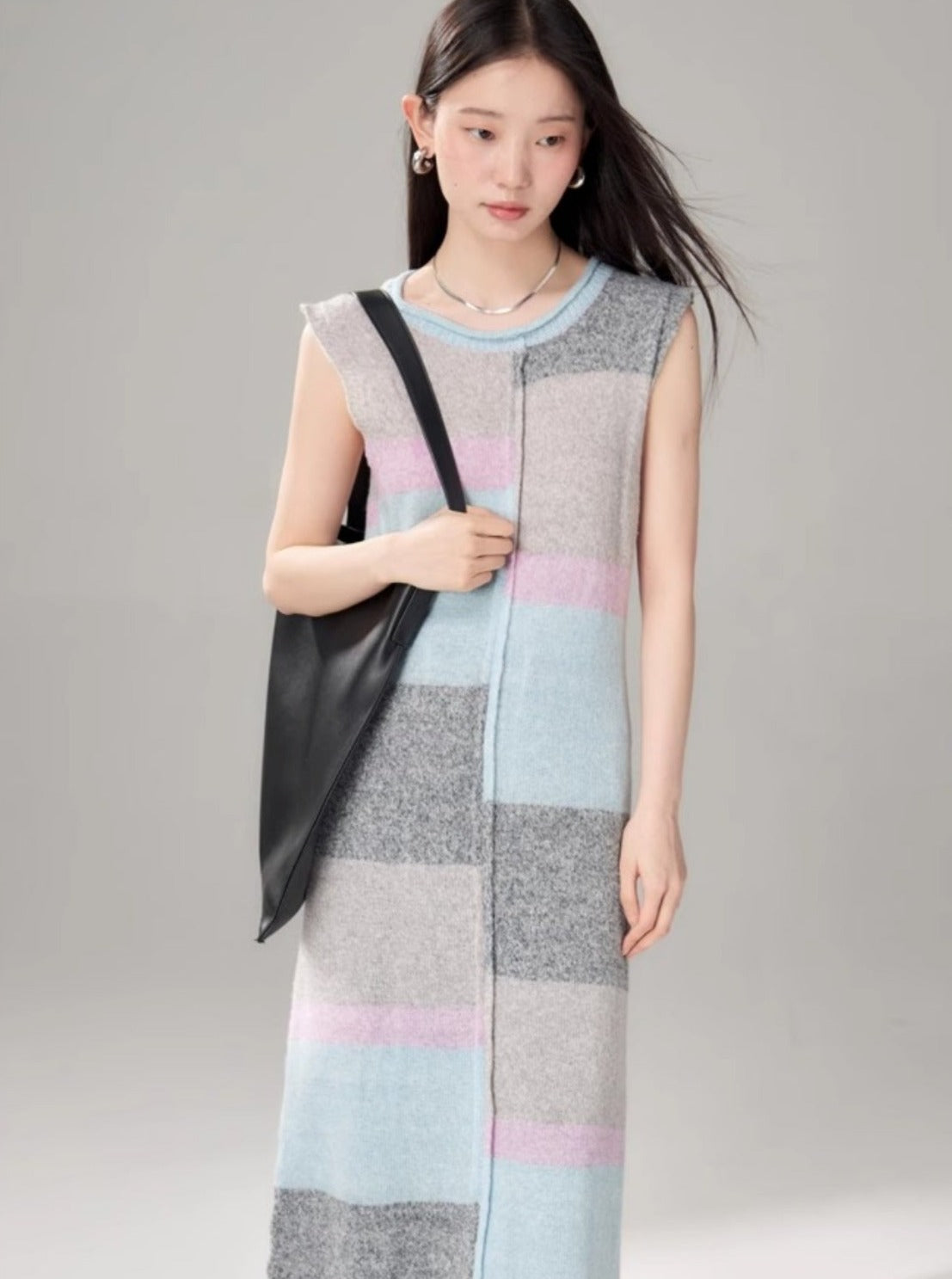 Rolled-Edge Cropped Shawl Dress Set