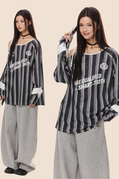 Sports Style Long Sleeve Tee