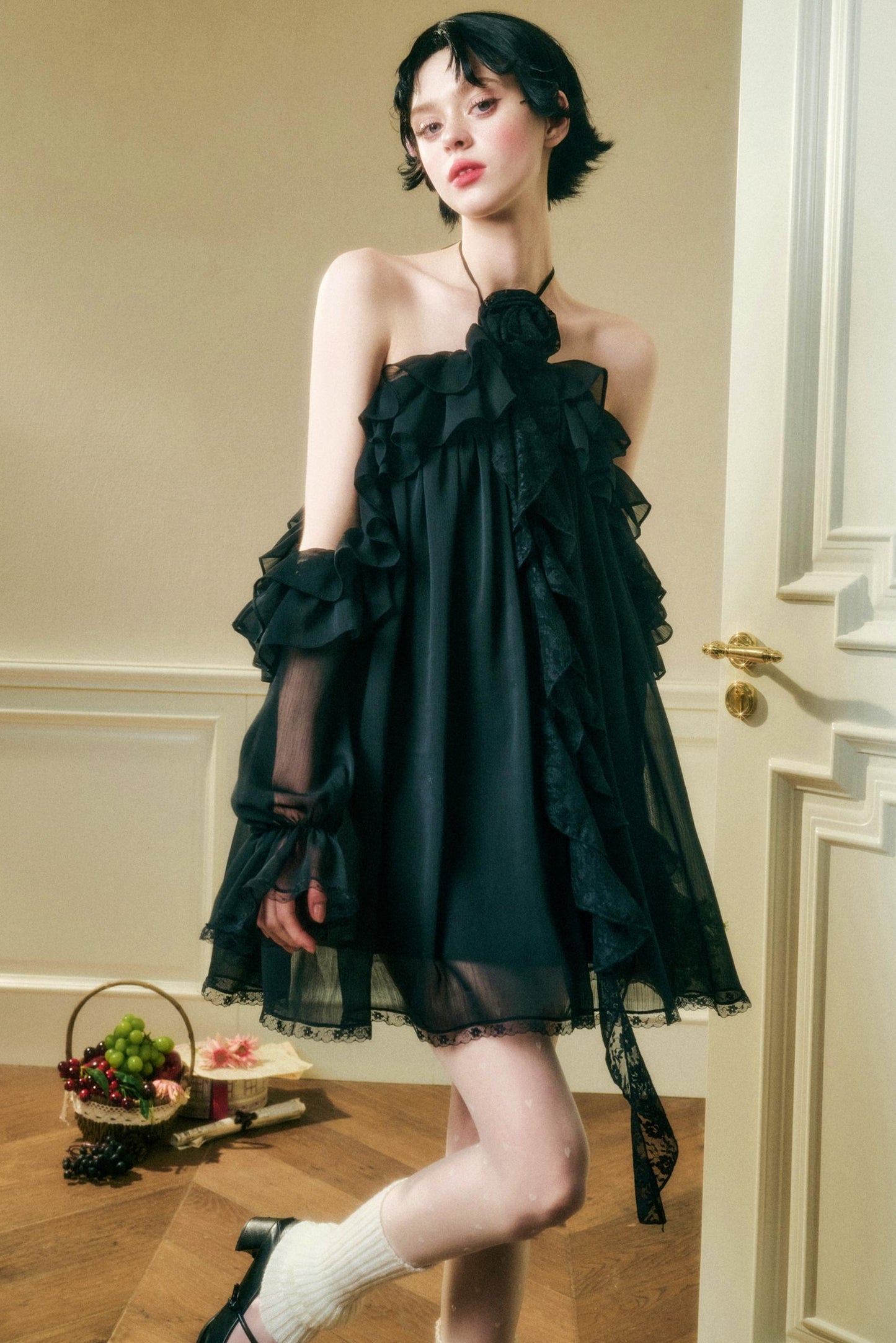 Off-Shoulder Galaxy Party Dress