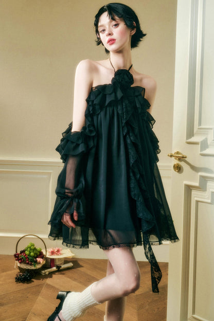 Off-Shoulder Galaxy Party Dress