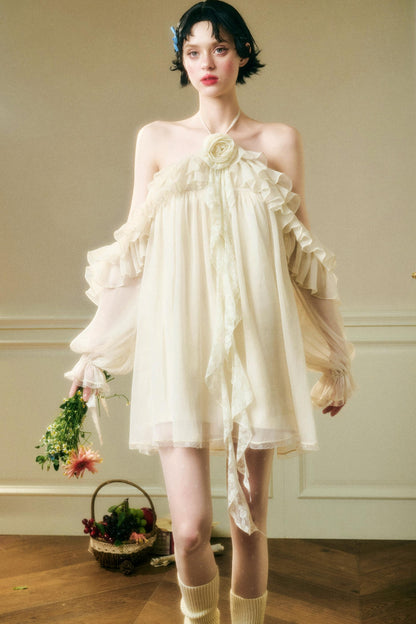 Off-Shoulder Galaxy Party Dress