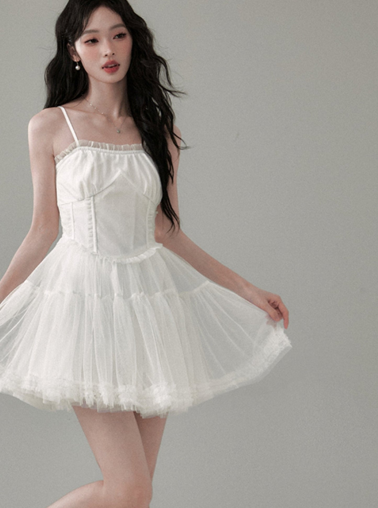 Mountain & Sea French White Dress