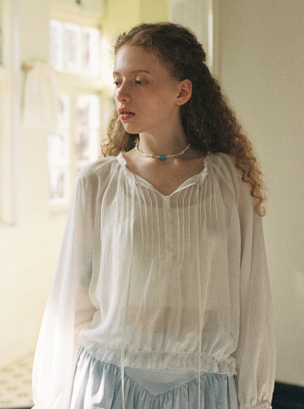 French Lace Sunscreen Shirt