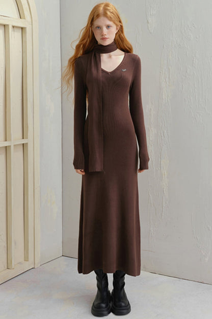 First Melody Knit Maxi Dress