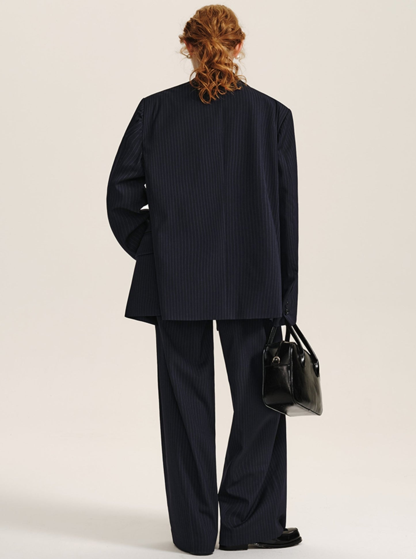 Stripe Blazer And Trousers Set-Up