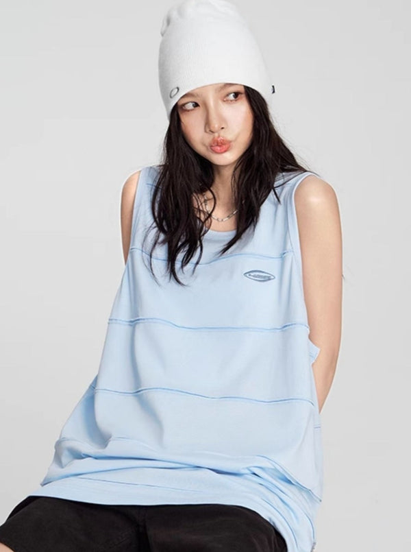 Hip Hop Wide Striped Top