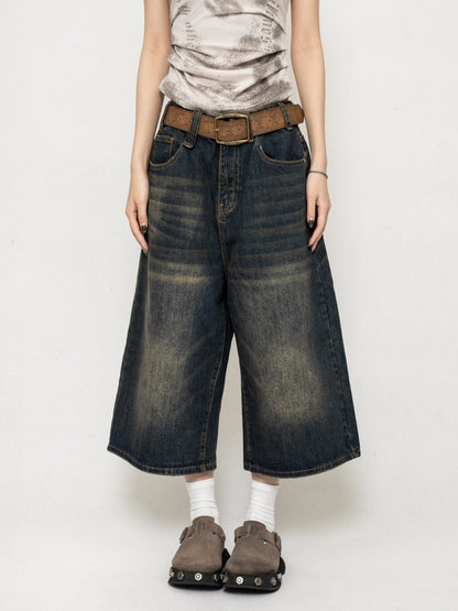 American Vintage Denim Cropped Pants