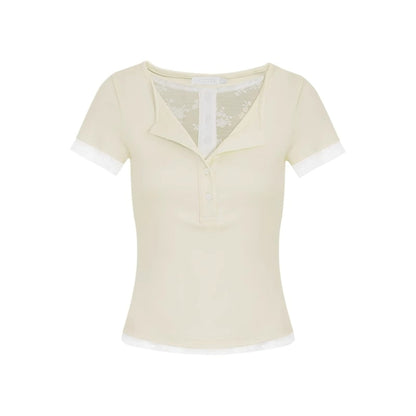 Green-Yellow Layered Tee