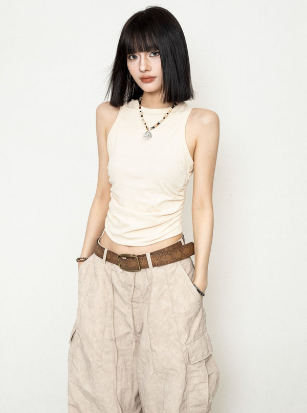 Korean Simple Casual Camisole Top