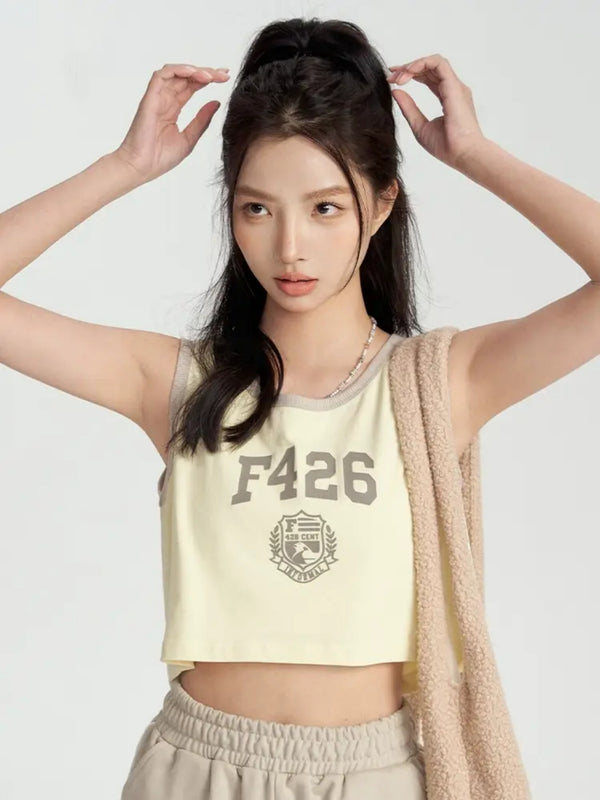 Loose Badge Logo Sports Vest Set-Up