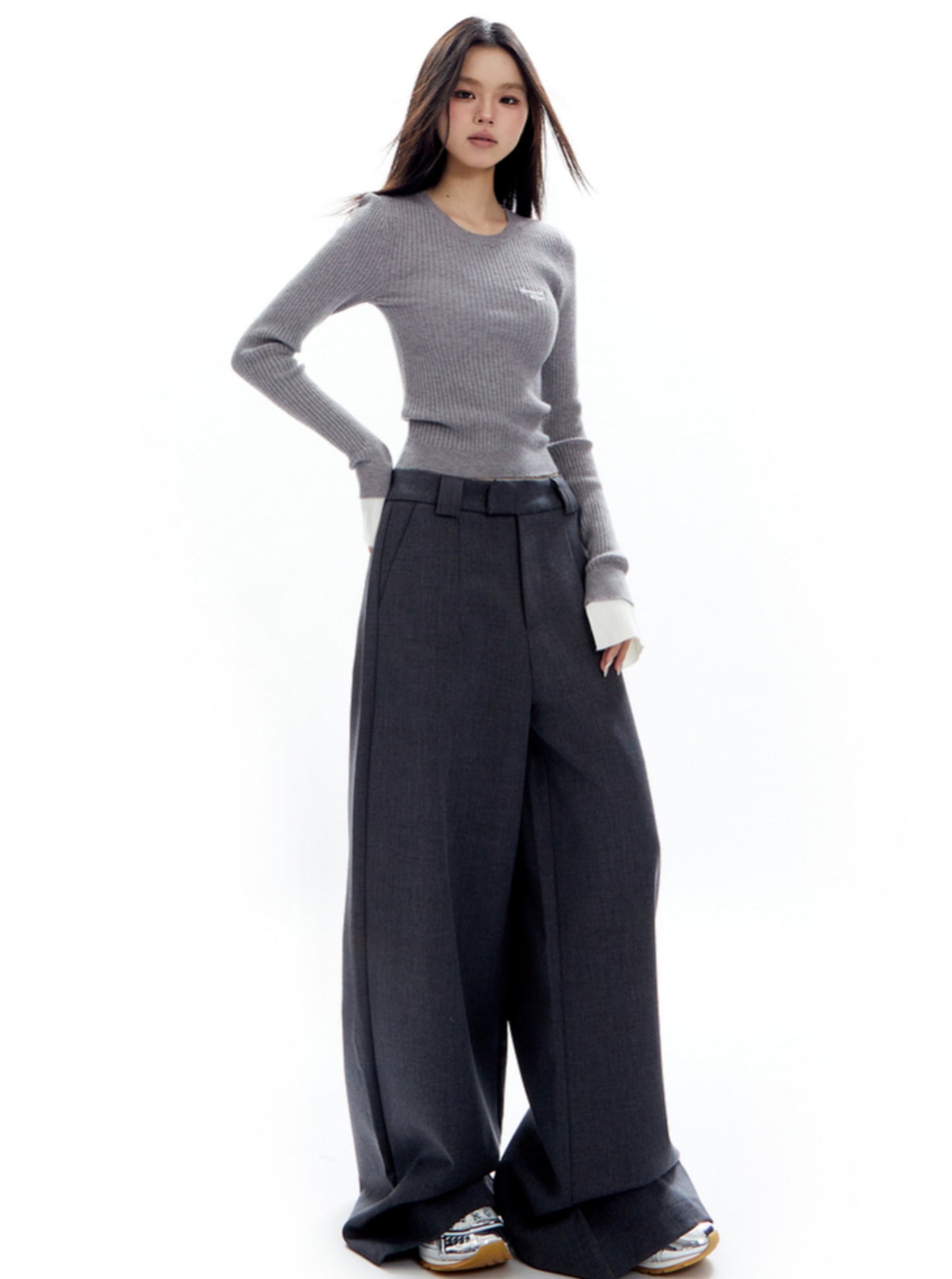 Retro Straight Leg Stackable Pants