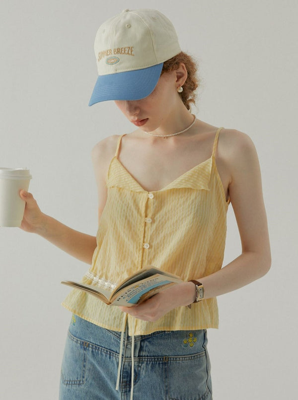 Worn Inside Outside Vest Top