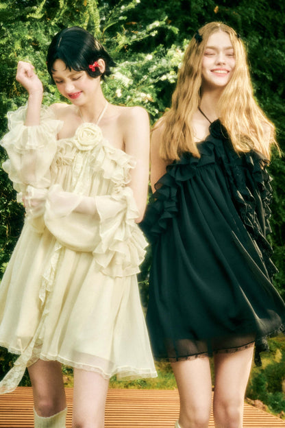 Off-Shoulder Galaxy Party Dress