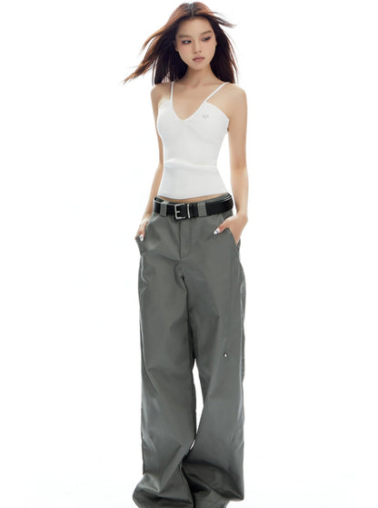 American Retro Low-Rise Cargo Pants