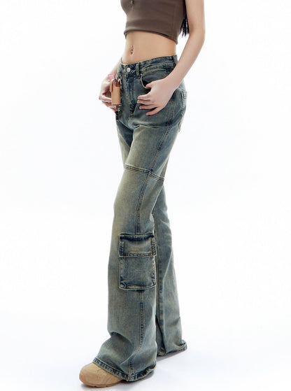 Slim Micro Flared Pants