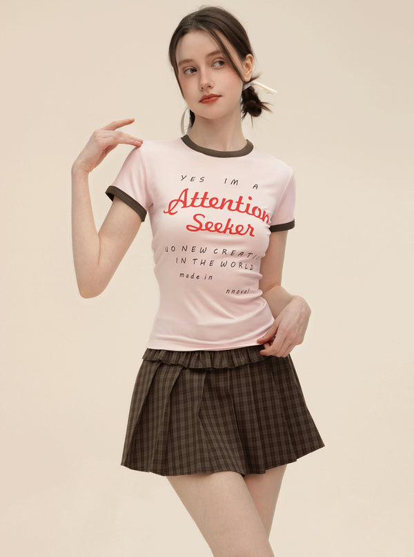 Retro Round Neck T-Shirt