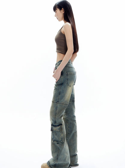 Slim Micro Flared Pants