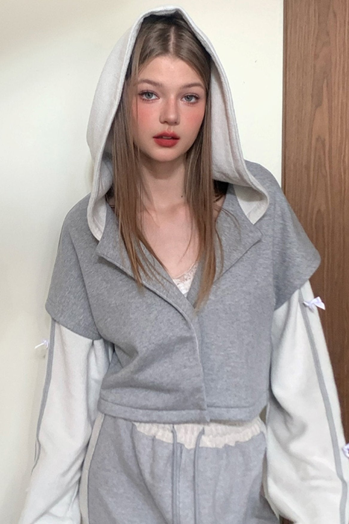 Saka Iceland Hooded Sweatshirt Skirt Set-Up