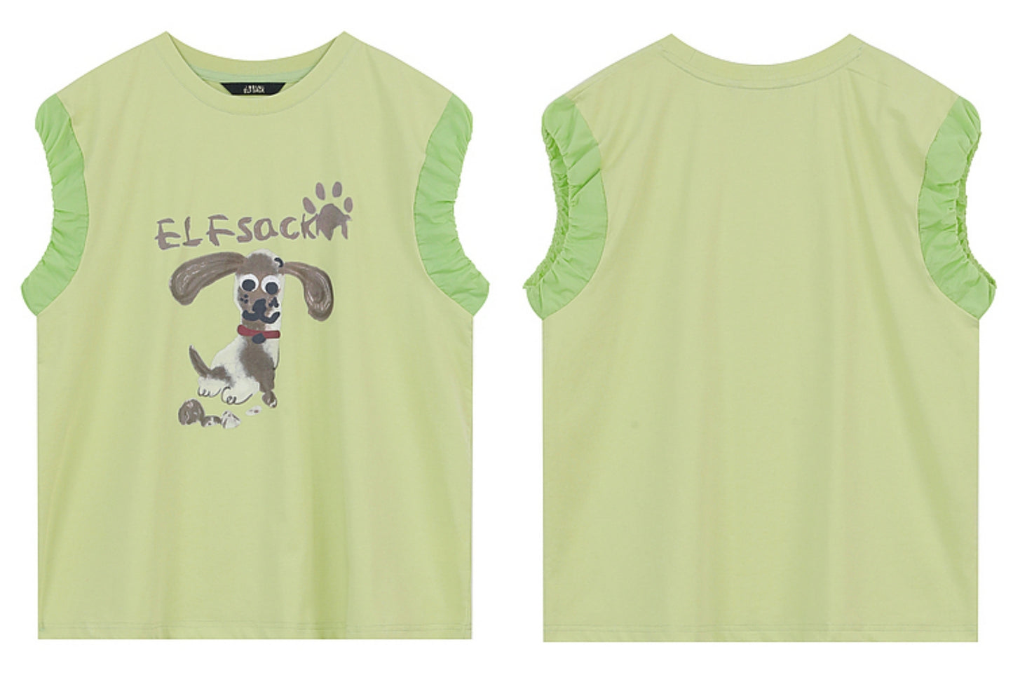 Dog Print Short Sleeve T-Shirt