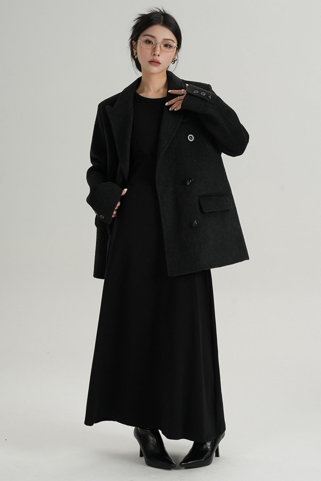 Premium Double-Breasted Wool Jacket