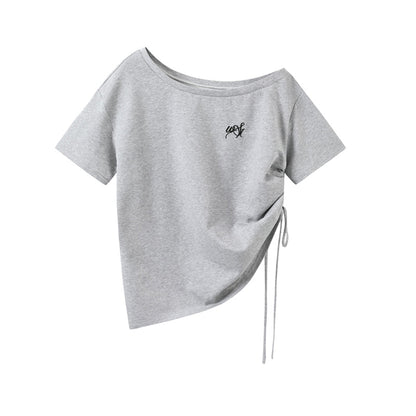 Tricolor Shoulder Top