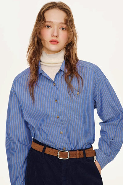 High-Quality French Striped Shirt