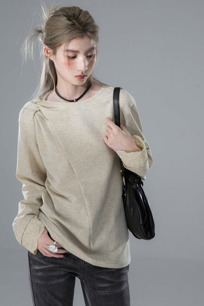 Light Sand Twisted T-Shirt