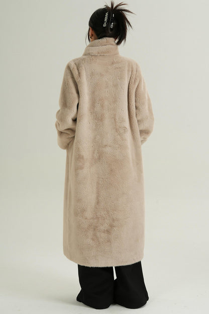 Luxury Fur Mid-Length Coat