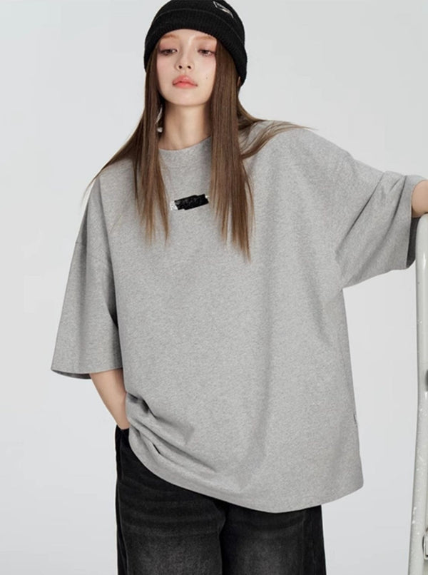 Embroidered Short-Sleeved T-Shirt