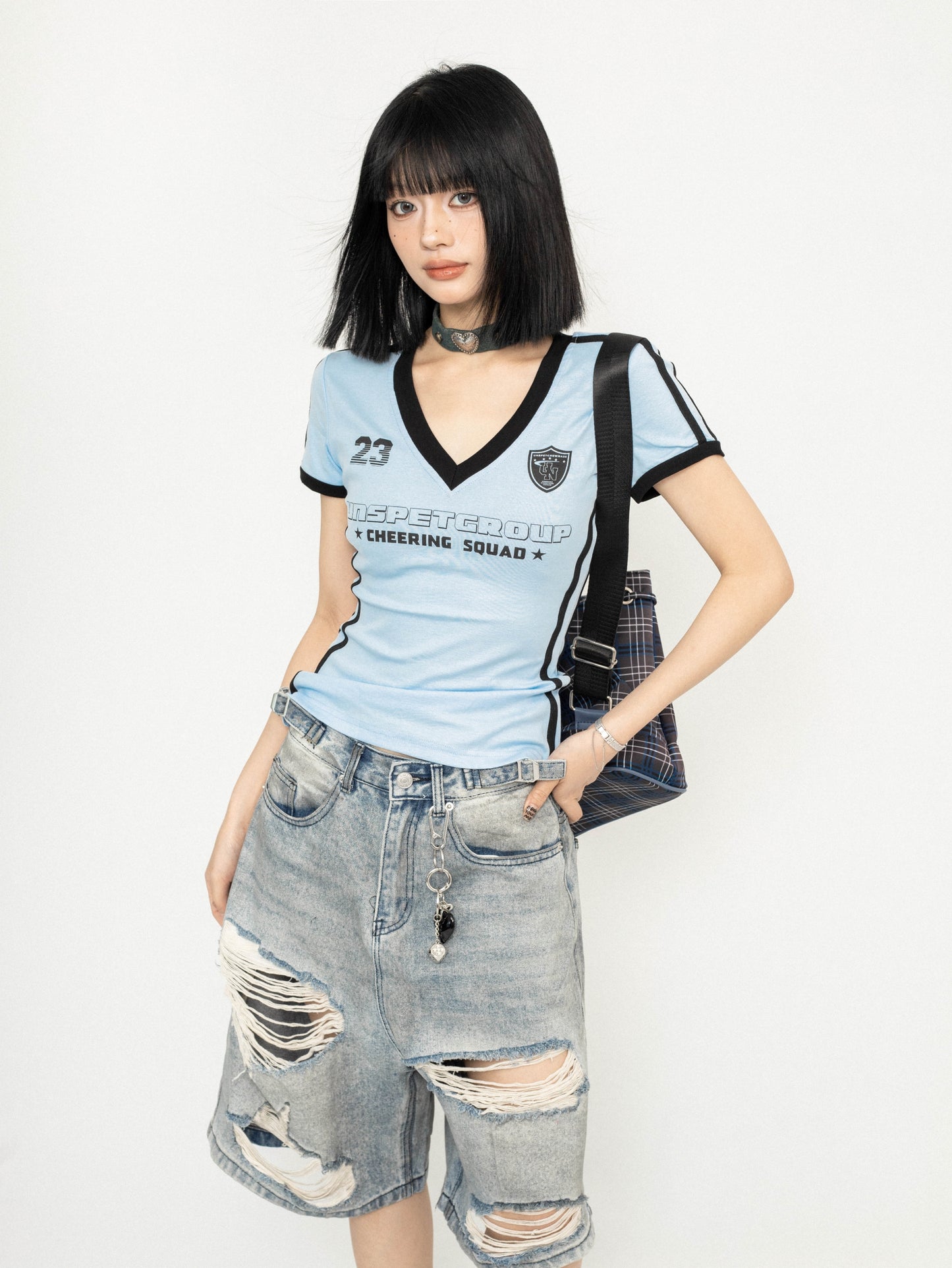 Slim Retro Baseball Top