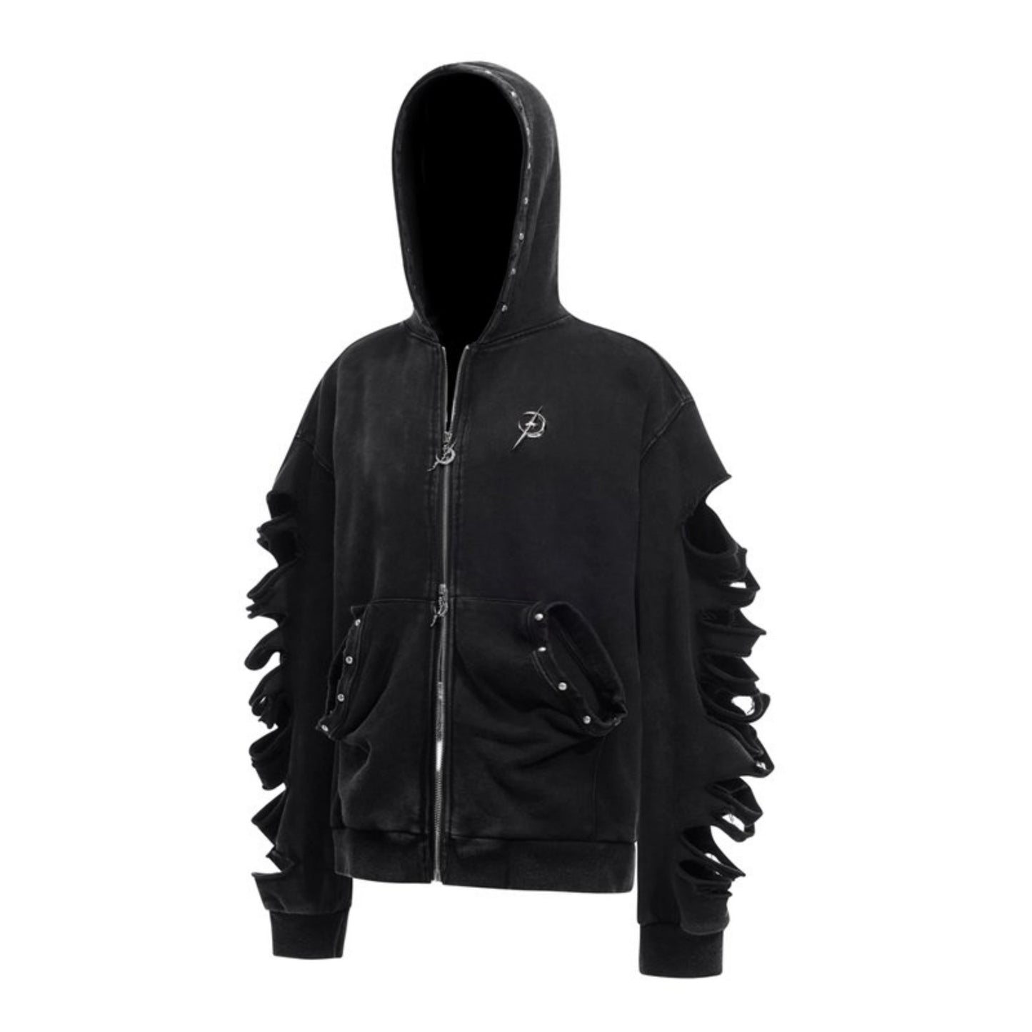 Studded Hole Hoodie