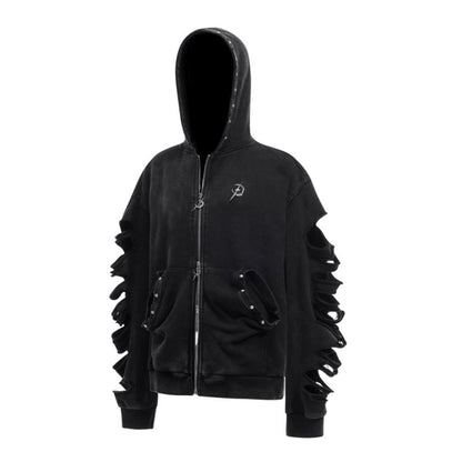 Studded Hole Hoodie