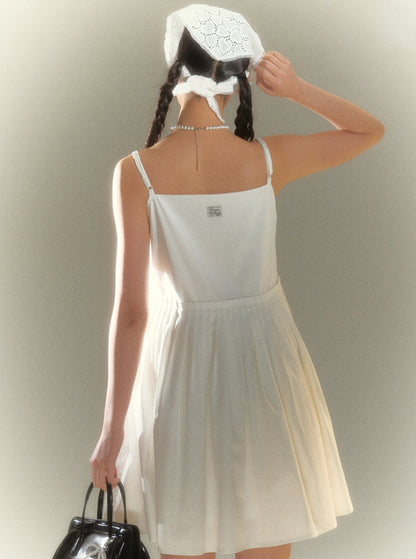 Temperament Slim One-Shoulder Bow Midi Dress