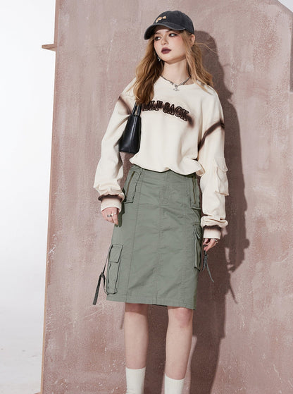 Chic Slim Fit Utility Skirt