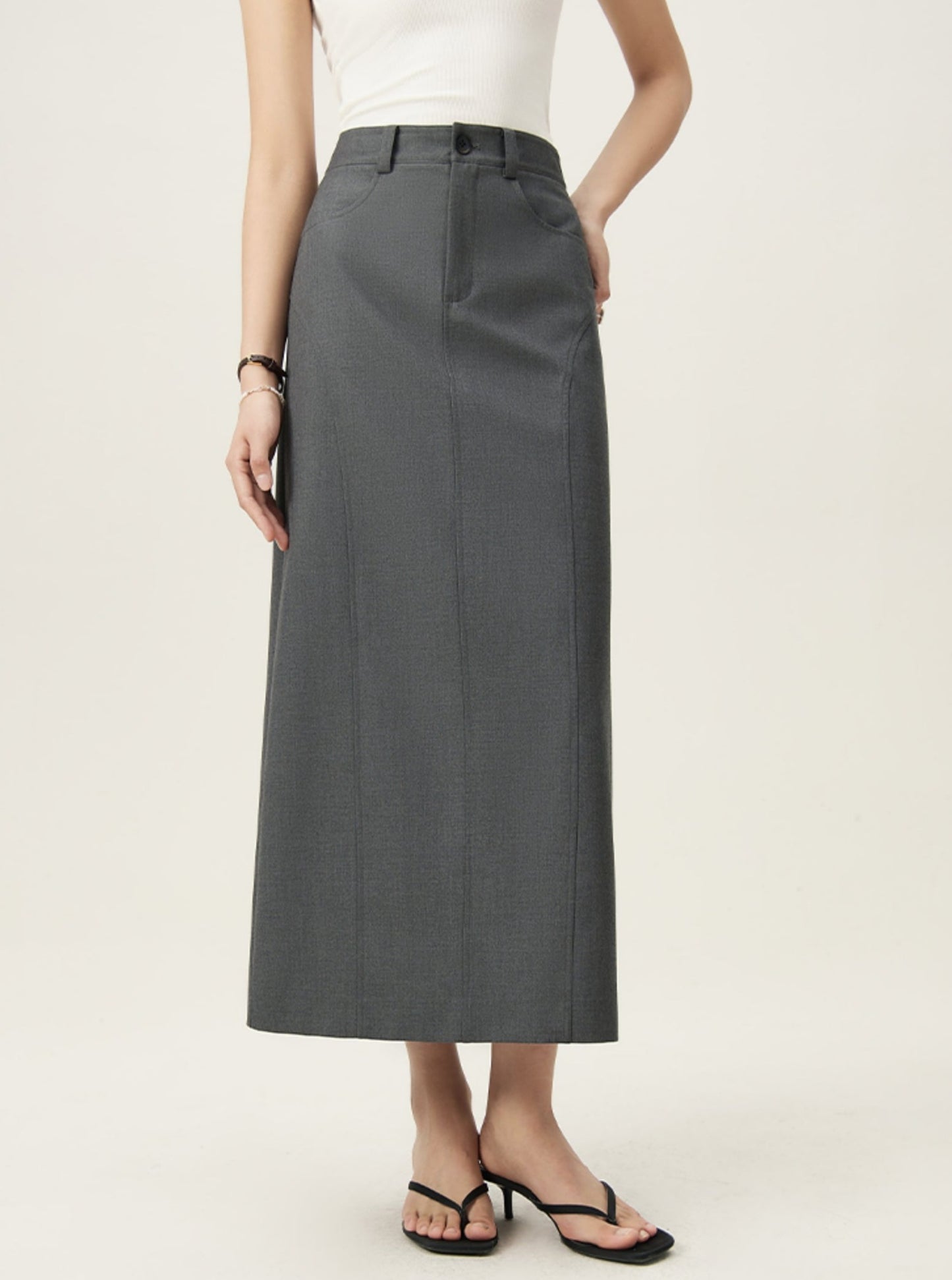 Straight High Waist Skirt