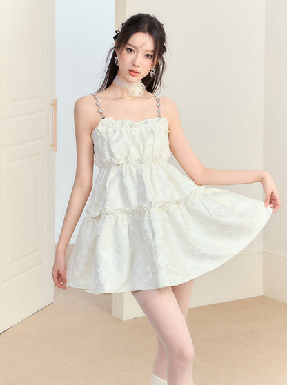 Original design slip puffy dress