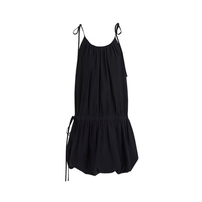 Three-Dimensional Halter Dress