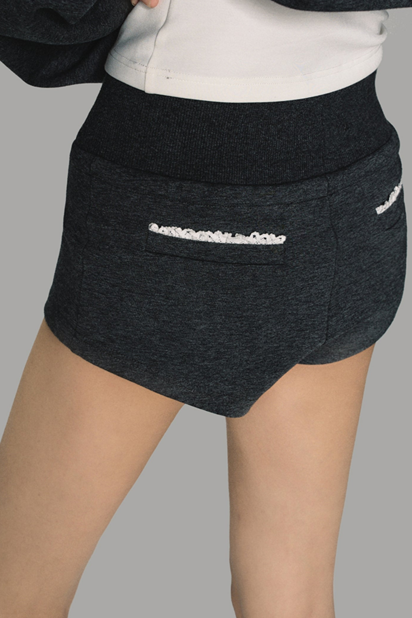 Athletic Sweatshirt Shorts Set-Up