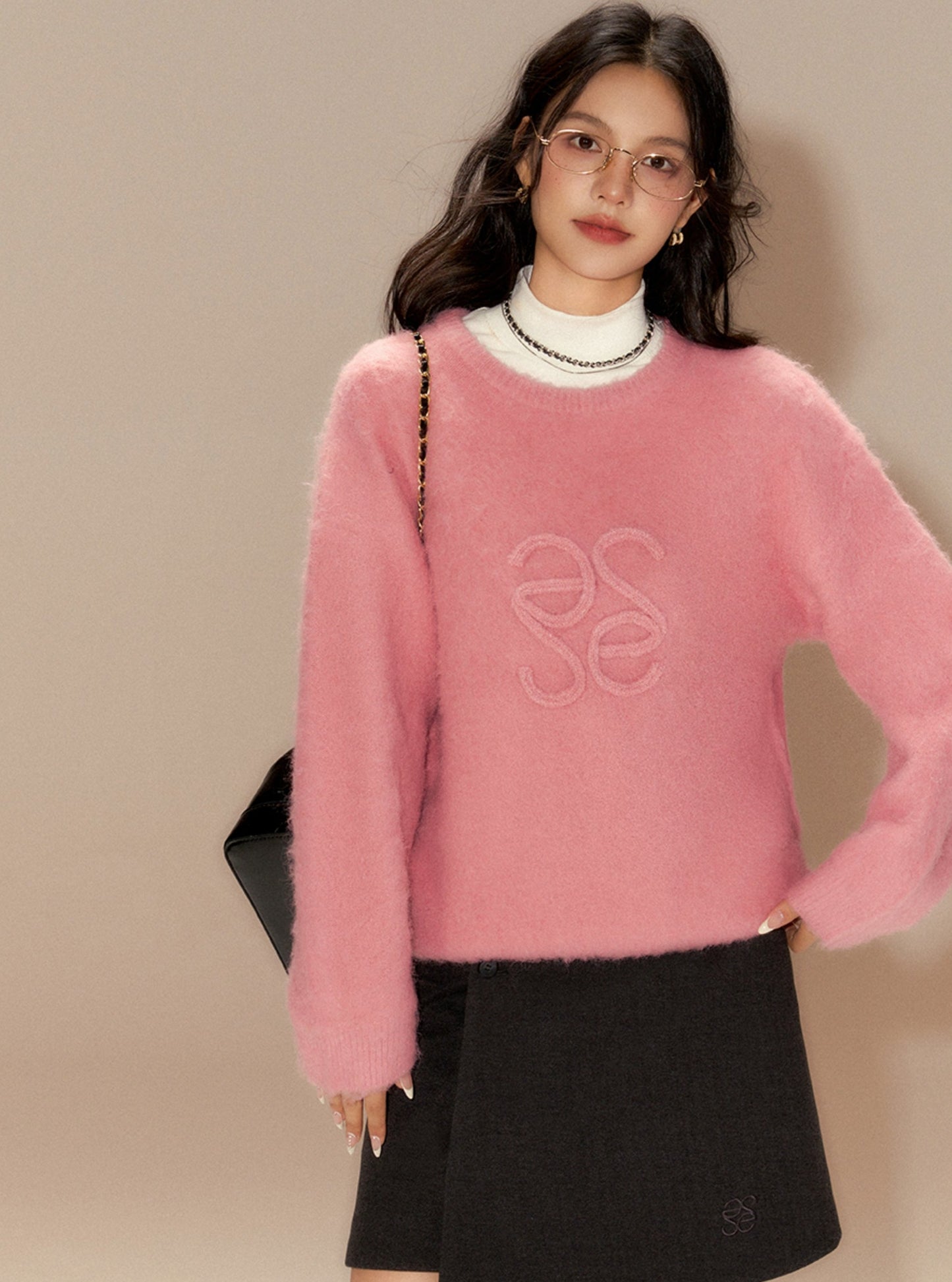 Big Logo Tassel Sweater