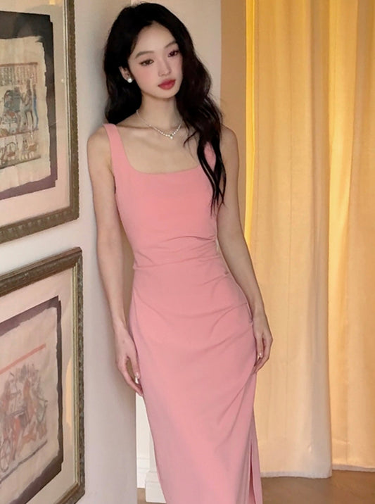 Pink Lychee Slip Dress