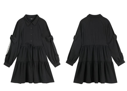 Luxury Temperament Little Black Dress