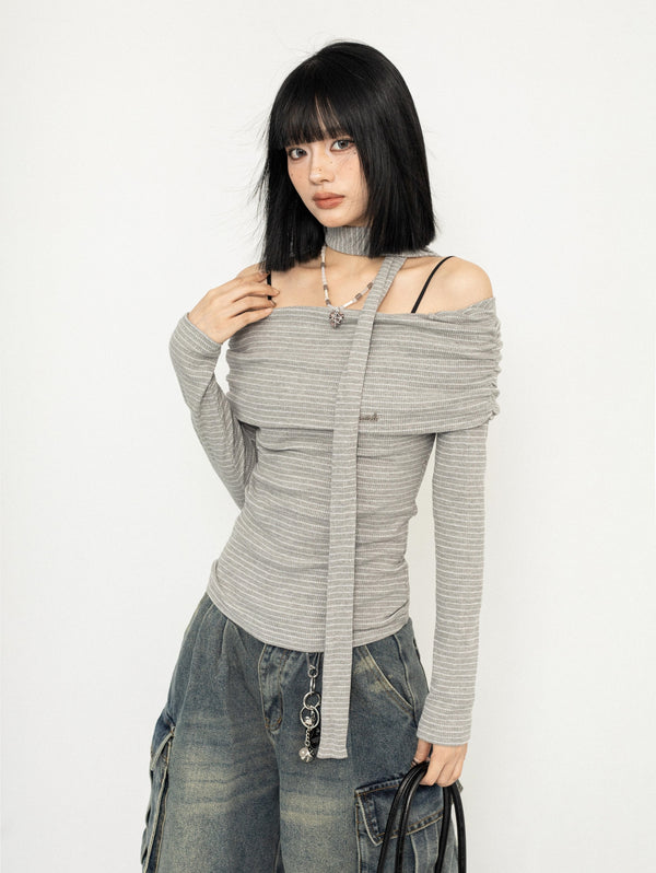 Babes Off-Shoulder T-Shirt