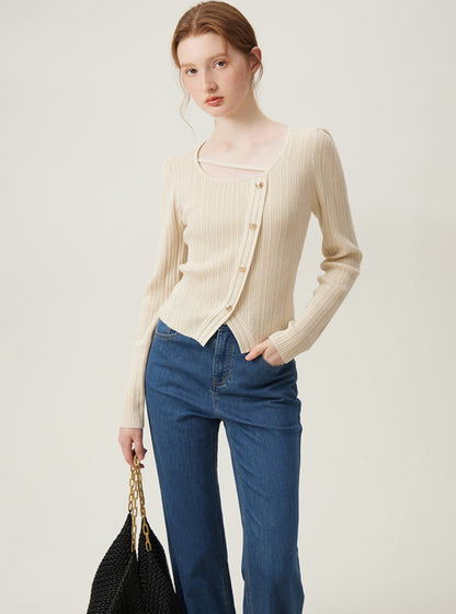 French Elegance Knitwear Top