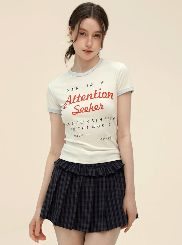 Retro Round Neck T-Shirt